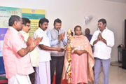 Lighting of Lamp by Shri.G.Selvam, M.P, Kanchipuram Constituency